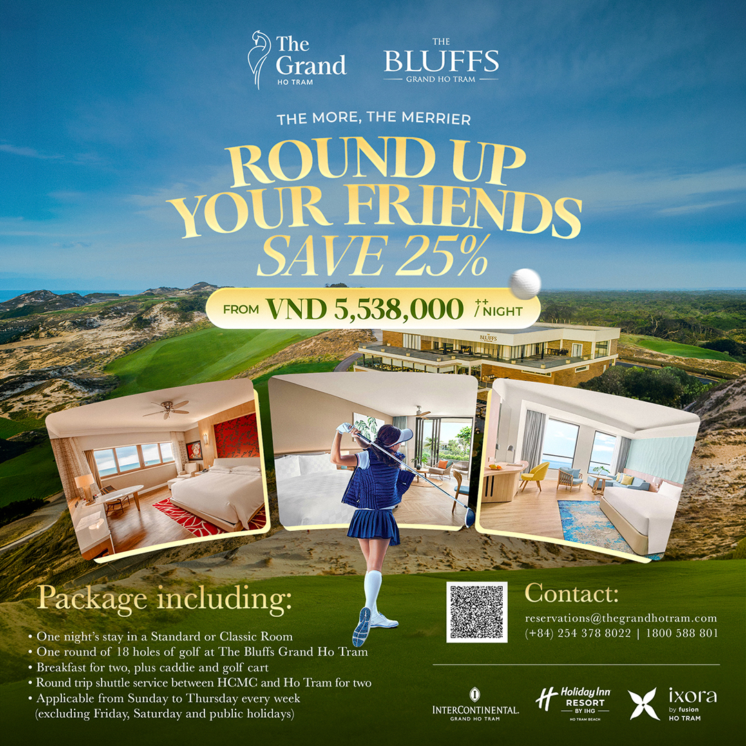 The Bluffs Grand Ho Tram Play & Stay Package